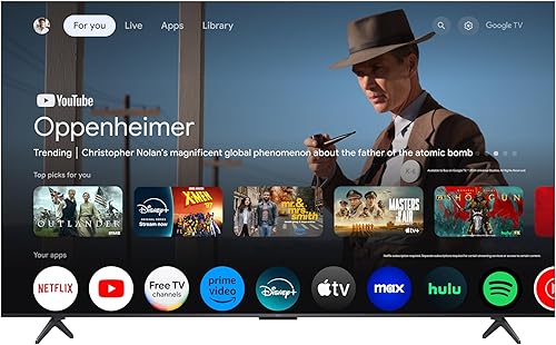 Miniatura 19 de TCL Serie QM6K de clase de 55 pulgadas  Mini LED QLED 4K HDR  55QM6K, modelo 2025  120HZ-144HZ Smart Google TV Dolby Atmos Onkyo Audio  Control