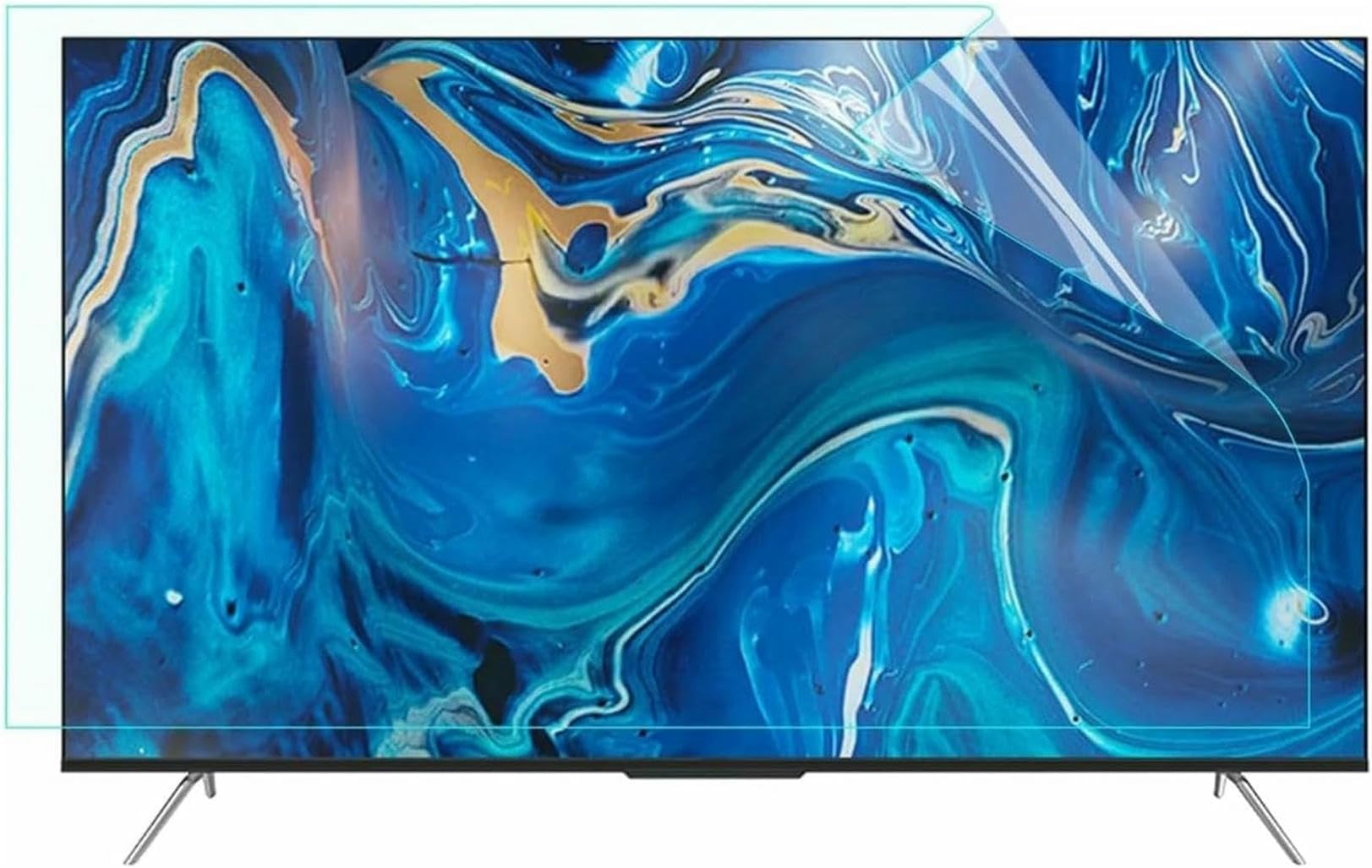 Protecteur D'écran TV Mat Anti-Éblouissement, Filtre De Lumière Bleue Pour Écran De Télévision, Taux Anti-Reflet De Lumière Bleue Jusqu'à 90 % Pour Soulager La Fatigue Oculaire, Pour LCD LED OLED HDTV