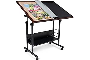 Becko US Standing Puzzle Table - Ergonomic & Adjustable