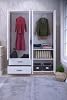 Abete - 4-door, 2-hang Wardrobe With 2 Drawers - Atlantic Pine/white