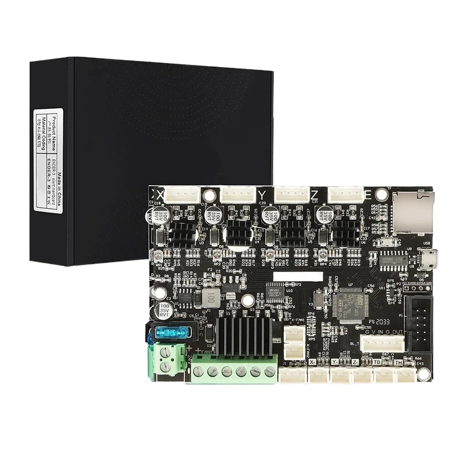 Placa base V4.2.7, compatible con Creality, Ender 3 | Tablero de control de 32 bits, versión V4.2.7, Ender 3 V2 S1 S1 Pro, control de impresora estable(Ender-3 Pro Silent)