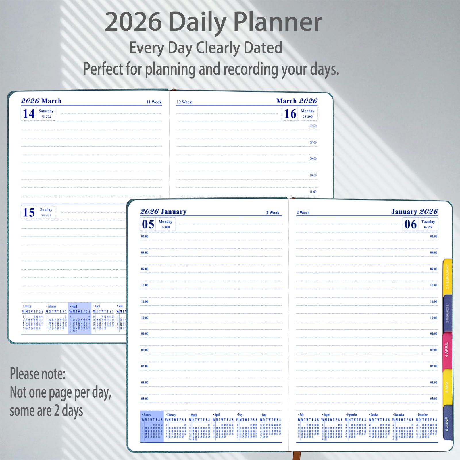 Daily Planner 2026 Pages Daily Planner 2025-2026, Academic Calendar ...