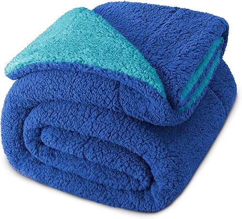 Exclusivo Mezcla Manta reversible de forro polar Sherpa de tamaño individual, manta de felpa suave para sofá y cama, mantas gruesas y cálidas para