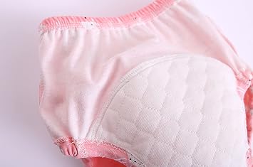 Potty Training Underwear for Girls Boys Potty Training Pants (4T,Pink)