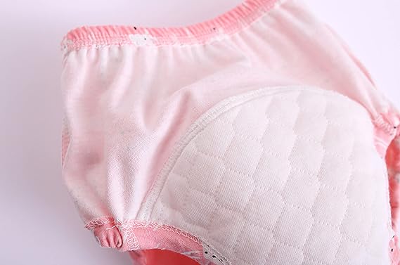 Potty Training Underwear for Girls Boys Potty Training Pants (4T,Pink)