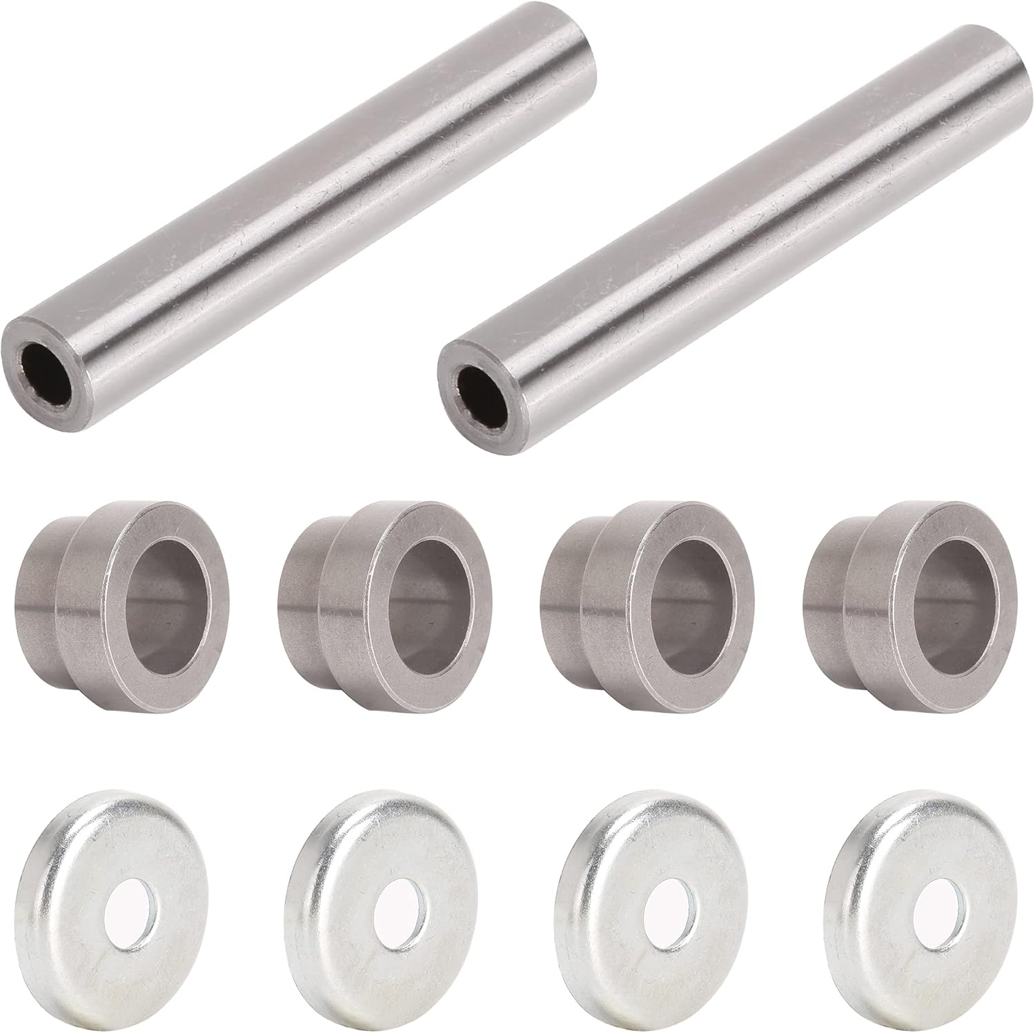 10L0L Golf Cart Steering Knuckle Outer Cover and Spindle Tube Spacer Kit for Yamaha G22/G29 Gas & Electric - Thrust Cover Bush Spacer Repair Kits, OEM 2NL-23448-00-00, 90381-17067-00, 2NL-23517-00-00