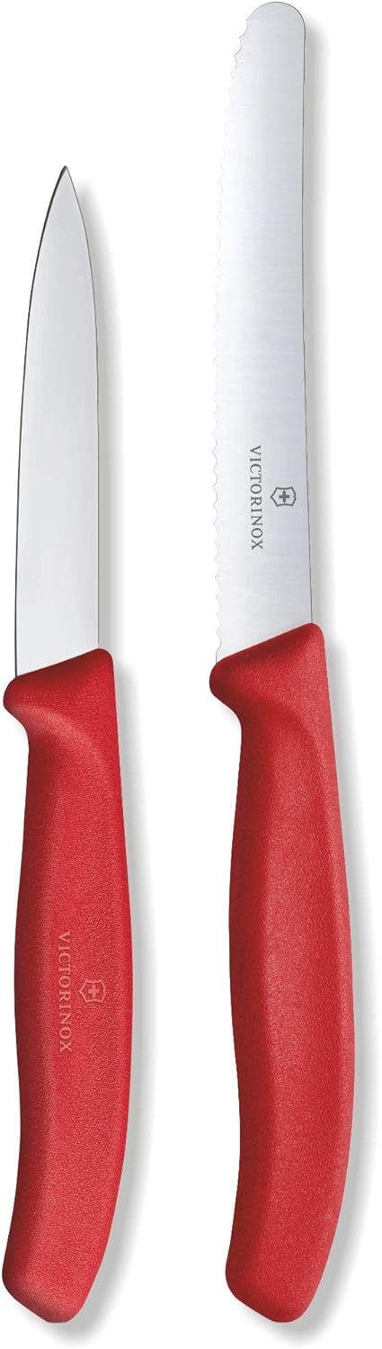 Victorinox 67831X6 Swiss Classic 2-Piece Knife Set - Red