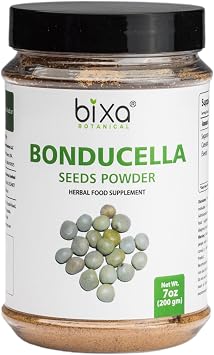 bixa BOTANICAL Ayurvedic Natural Herbal Supplement Bonducella Seed Powder Sagargota/Kalarchikai Pure Authentic Premium Quality| 7 Oz- 200g