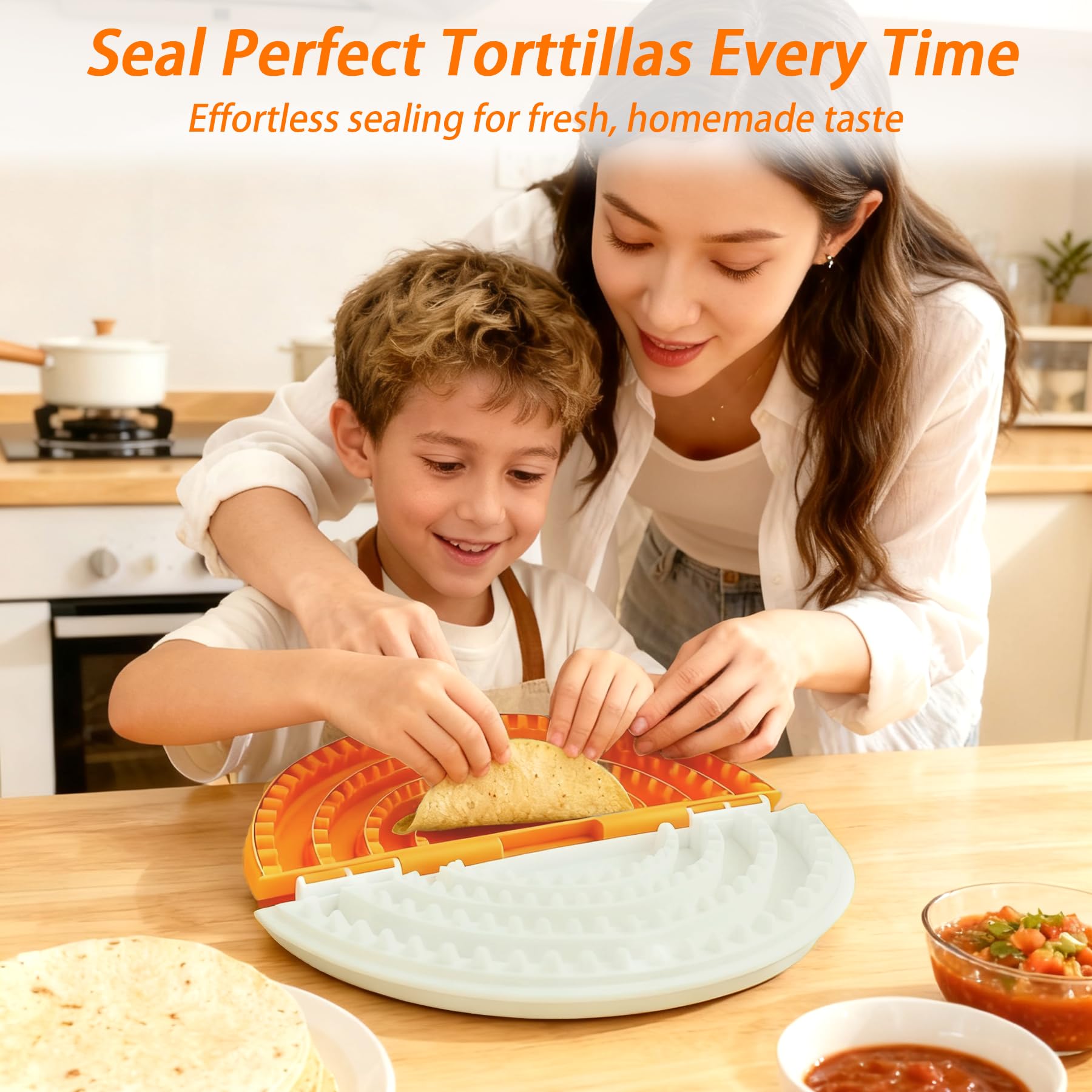 4-in-1 Tortilla Press - Make Tacos & More! -2