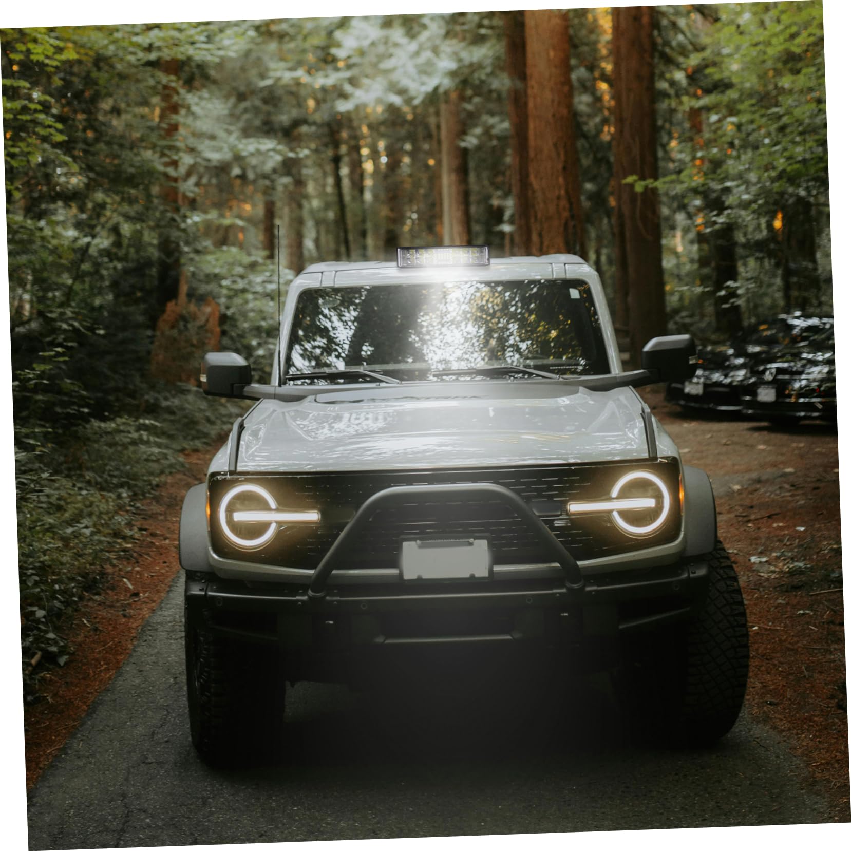 1Paio Luci LED per Professionali Lampade Anteriori per Illuminazione per Guida Notturna e Off Road Facile Installazione