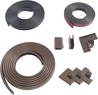 Magnetic Window Screen Frame/Adjustable Window Screen mesh Gauze Link Frame is Suitable for All Kinds of Soft Gauze Conveniently Operate on a Solid Surface of Metal/Wood/Plastic, etc. (Brown, 79")