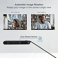 Vista 6 de VIISAN VZ4 Cámara de documentos USB de 16 MP y cámara web 4K con modo dual HDMI/USB, zoom digital 16X, tamaño de captura A3, micrófono y LED