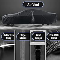 Vista 52 de iCarCover Compatible con Mazda Mazda2 Hatchback SUV 2011-2014 Funda para automóviles, forma ajustada, acolchada, cubierta exterior completa