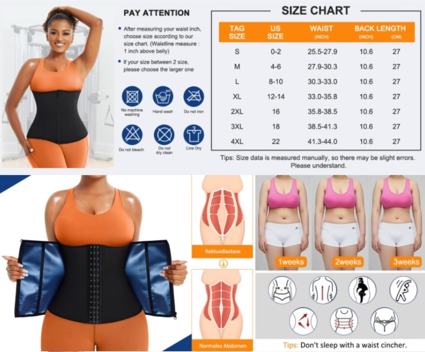 Faja Lumbar Faja Reductora De Cintura, Faja Reductora De Grasa Abdominal, Faja Reductora De Cintura, Faja Reductora De Sudor Para Adelgazar El Abdomen, Faja Reductora De Cintura Cinturón Apoyo Lumbar(