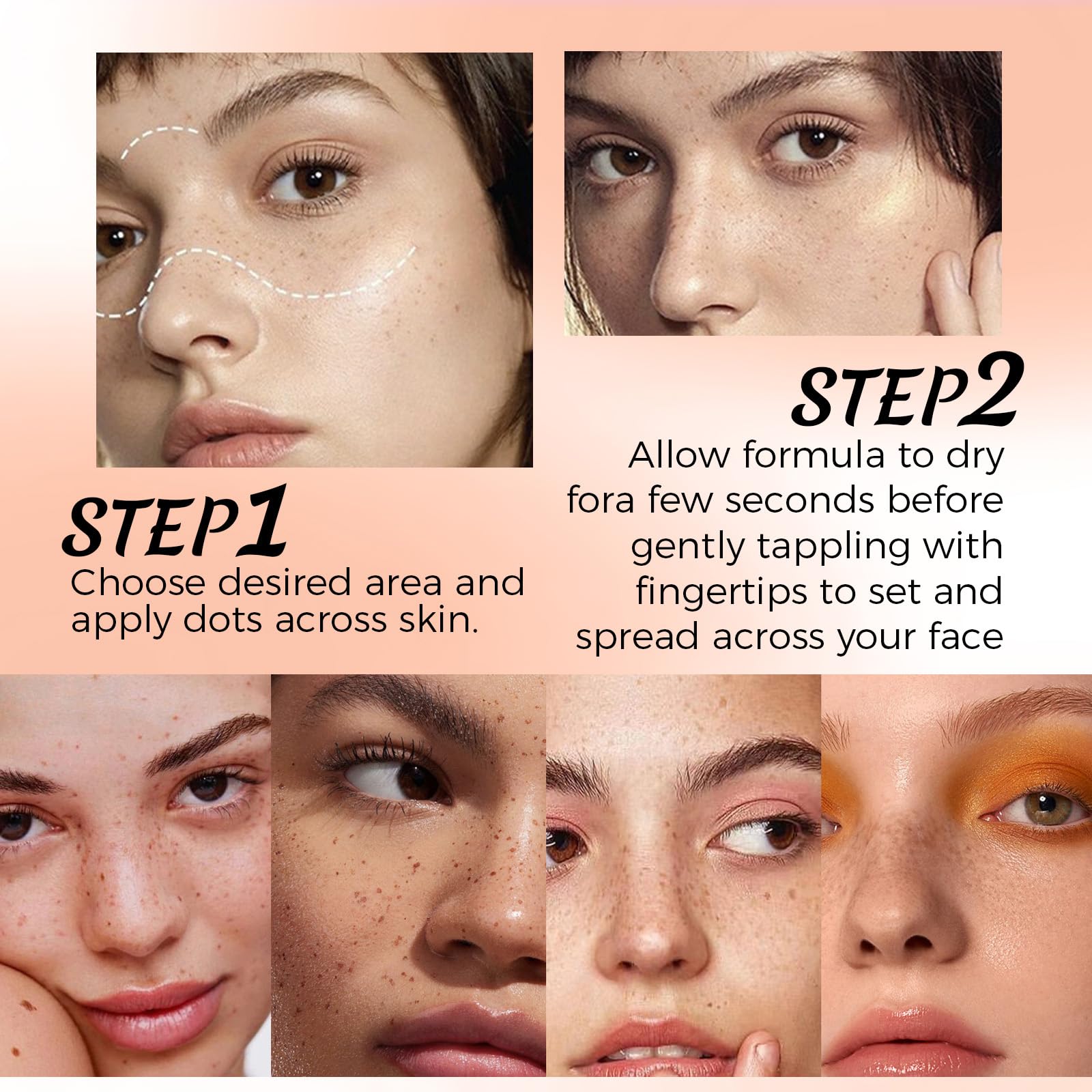 Penna Lentiggini – Freckle Pen per un Look Naturale e Luminoso, Waterproof e Lunga Durata, Facile da Applicare, Makeup Portatile per Uso Quotidiano e Occasioni Speciali (Caffè)