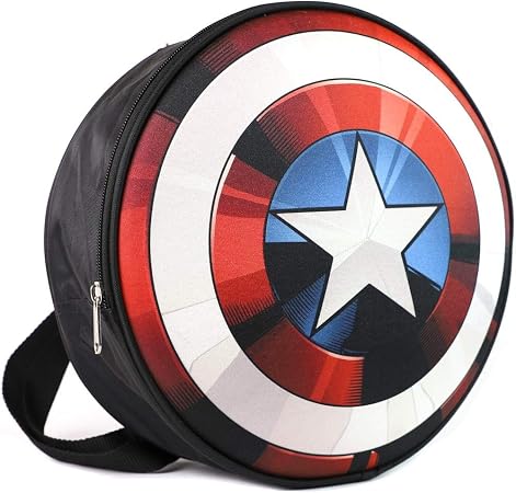 Mochila Kinder Escudo Capitan America 120528 Miguel Petacas :  Amazon.com.mx: Ropa, Zapatos y Accesorios