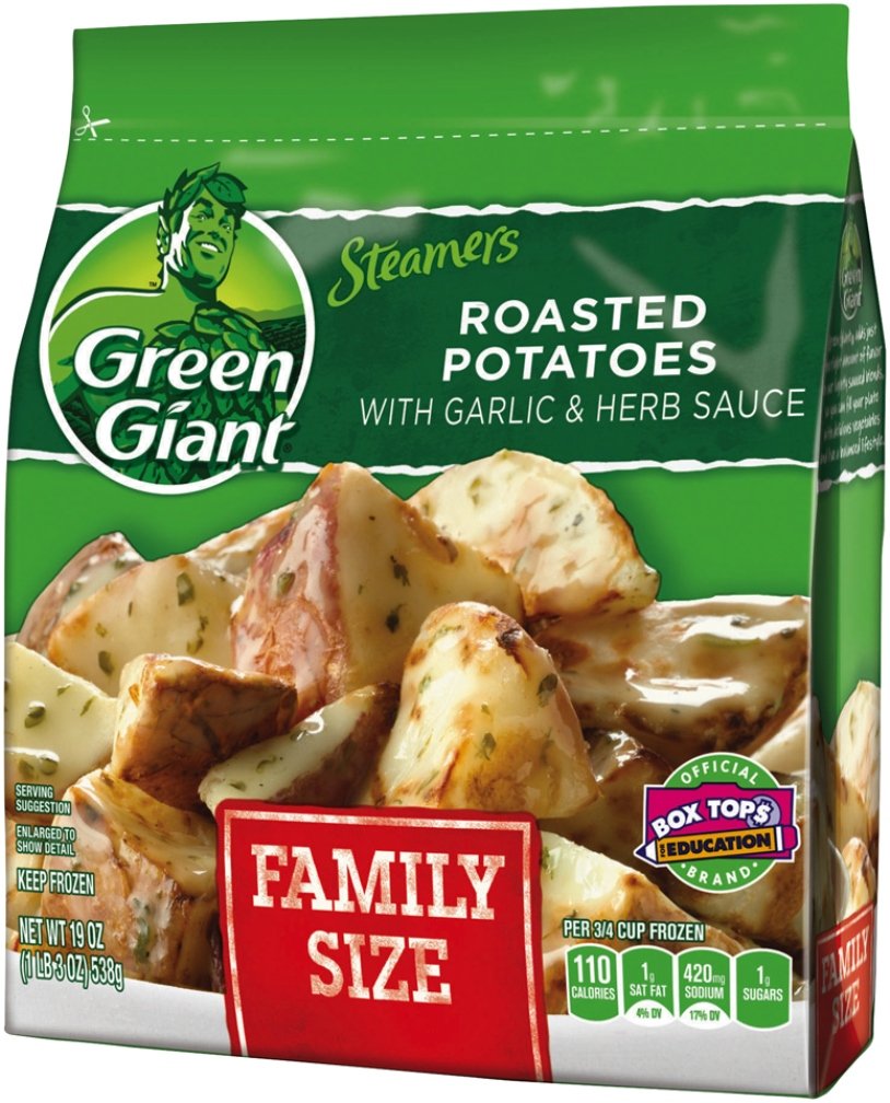 Green Giant Steamers, Roasted Potatoes with Garlic & Herbs