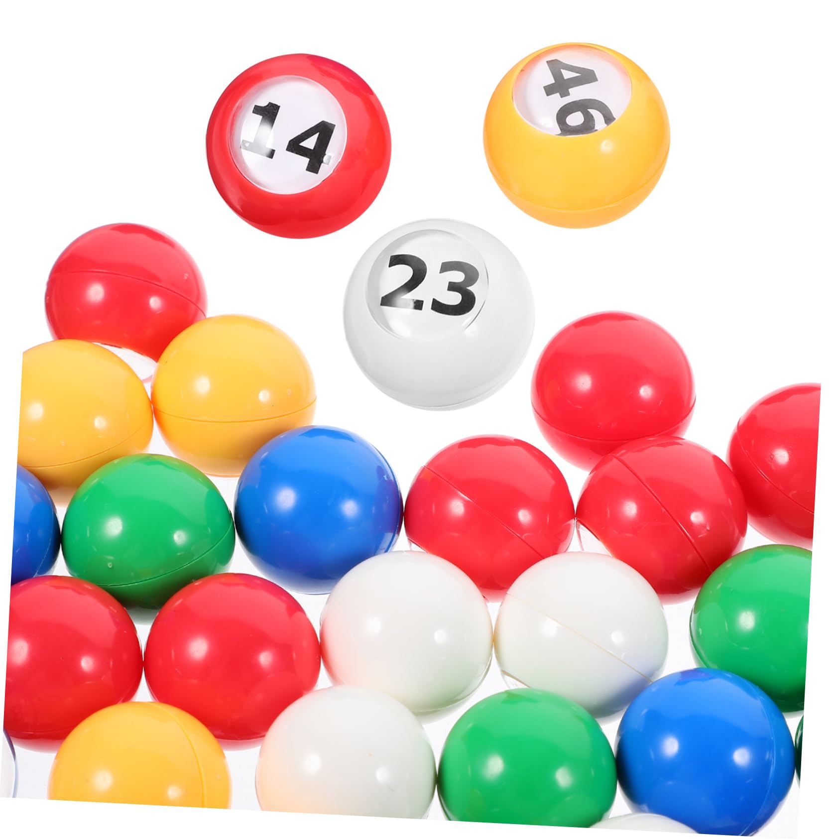 50pcs Colored Bingo for Party Games Raffle and Lightweight Entertainment for Events Fun Lottery Activity Supplies