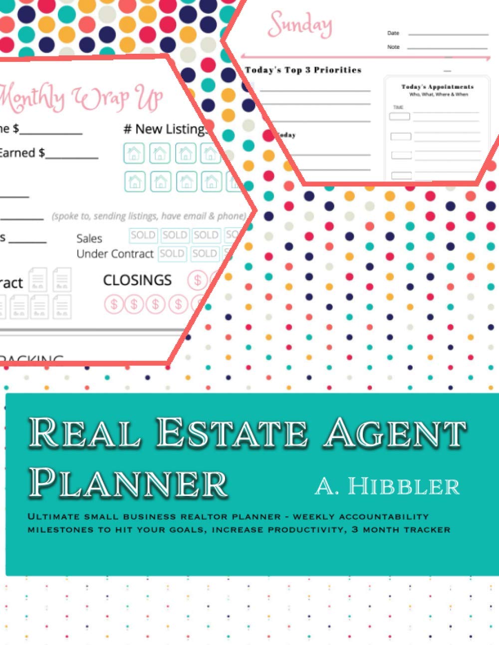 Real Estate Agent Planner Ultimate Small Business Realtor Planner Weekly Accountability