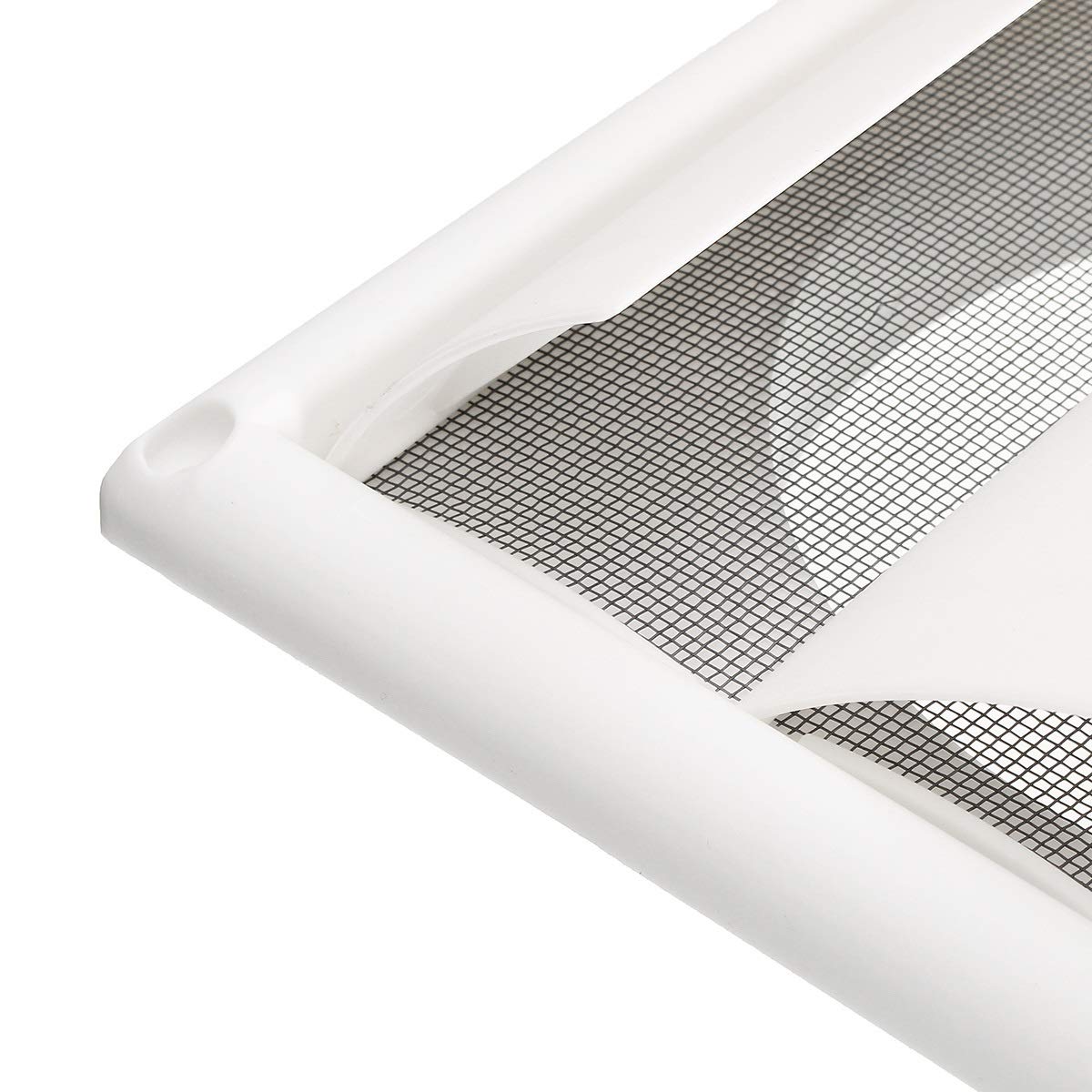 Griglia di ventilazione a parete in plastica | Bianco 200x200x40mm 6 pollici 150mm: Bagno Cucina Idroponica Riscaldamento Raffreddamento