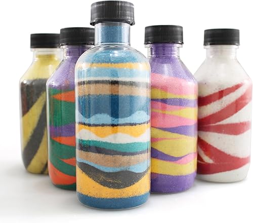 Miniatura 5 de Sandtastik Arena de color clásico - gris caja de 25 libras de arena de grano fino no tóxica para artes y manualidades, hogar, botella de arena y