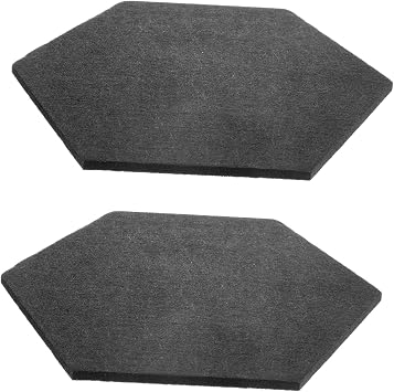FAVOMOTO 2pcs Sound Insulation Dumboard Acoustic Panels Thick Absorption Board for Ktv Home Studio Office Rehearsal Spaces Noise Reduction Easy to Cut for