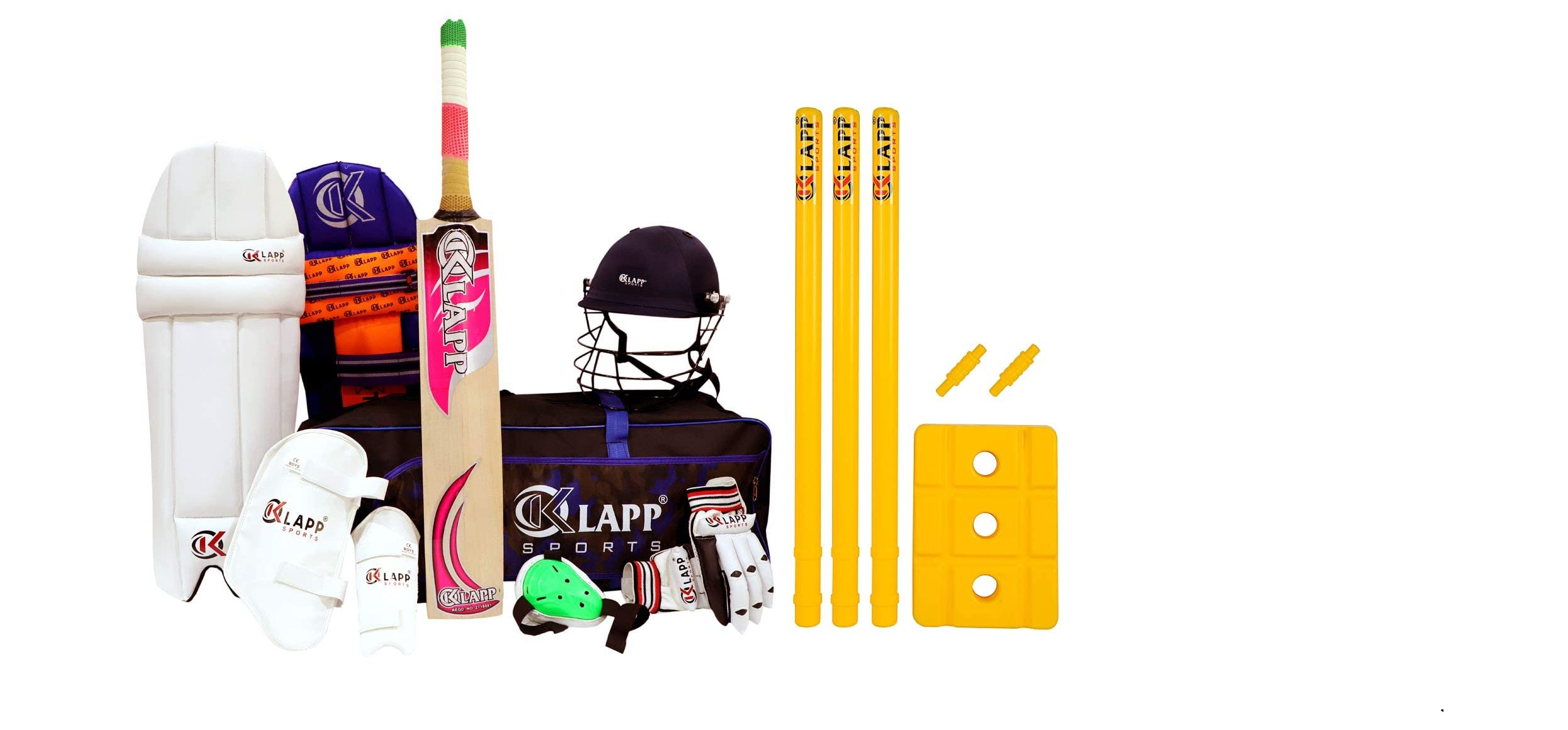 Klapp Hybrid Plus Kashmiri Willow Cricket Kit (Boy) (B09YLXKJ26) Amazon Price History, Amazon Price Tracker