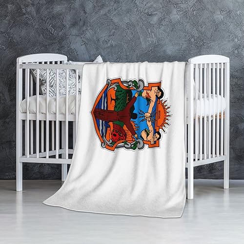 Miniatura 2 de EMEIISEO Flag of Baja California Flannel Blanket 32x48in Lightweight and Anti-Pilling Suitable for Use On Beds and Sofas
