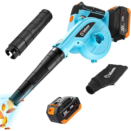 BLACK+DECKER 3-in-1 Electric Leaf Blower, Vacuum & Mulcher – 12 Amp, 210 MPH, 300 CFM, Includes Bag (BV3100)