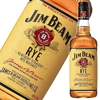Amazon.co.jp: ジムビーム ライ 旧ボトル（黄色ラベル