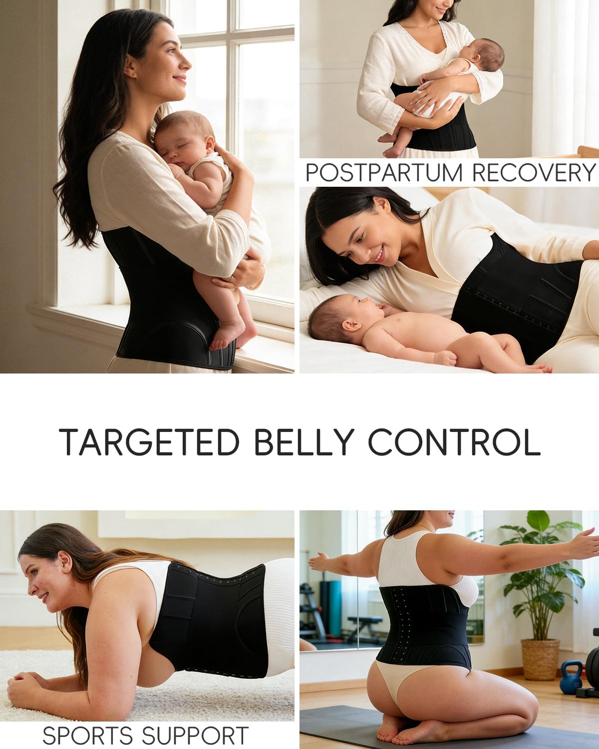 Waist Trainer for Women Faja Body Shaper Tummy Control Shapewear Waist Cinchers Corset - Image 4