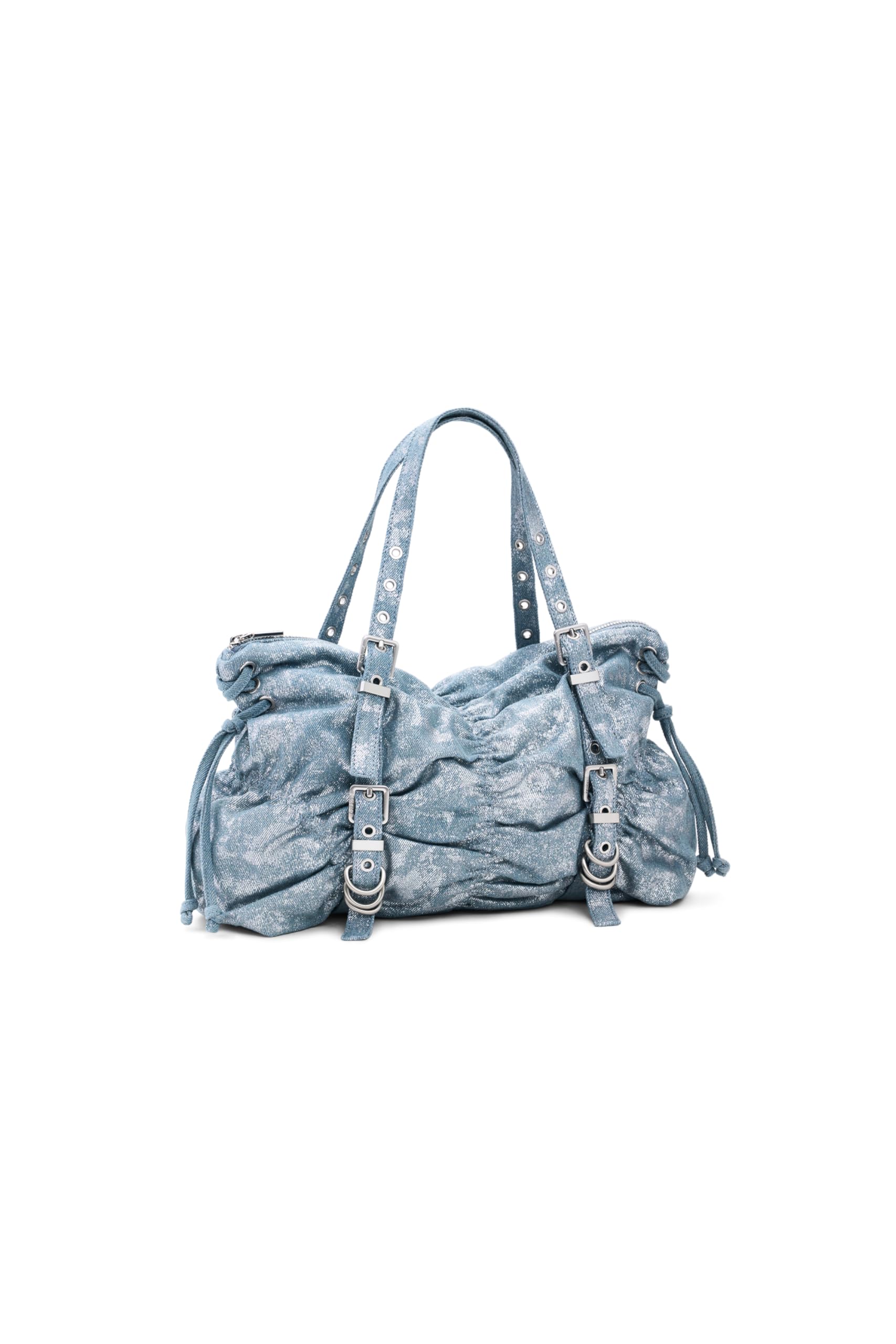 Sac à épaule en denim Gathered Space Blue de Desigual