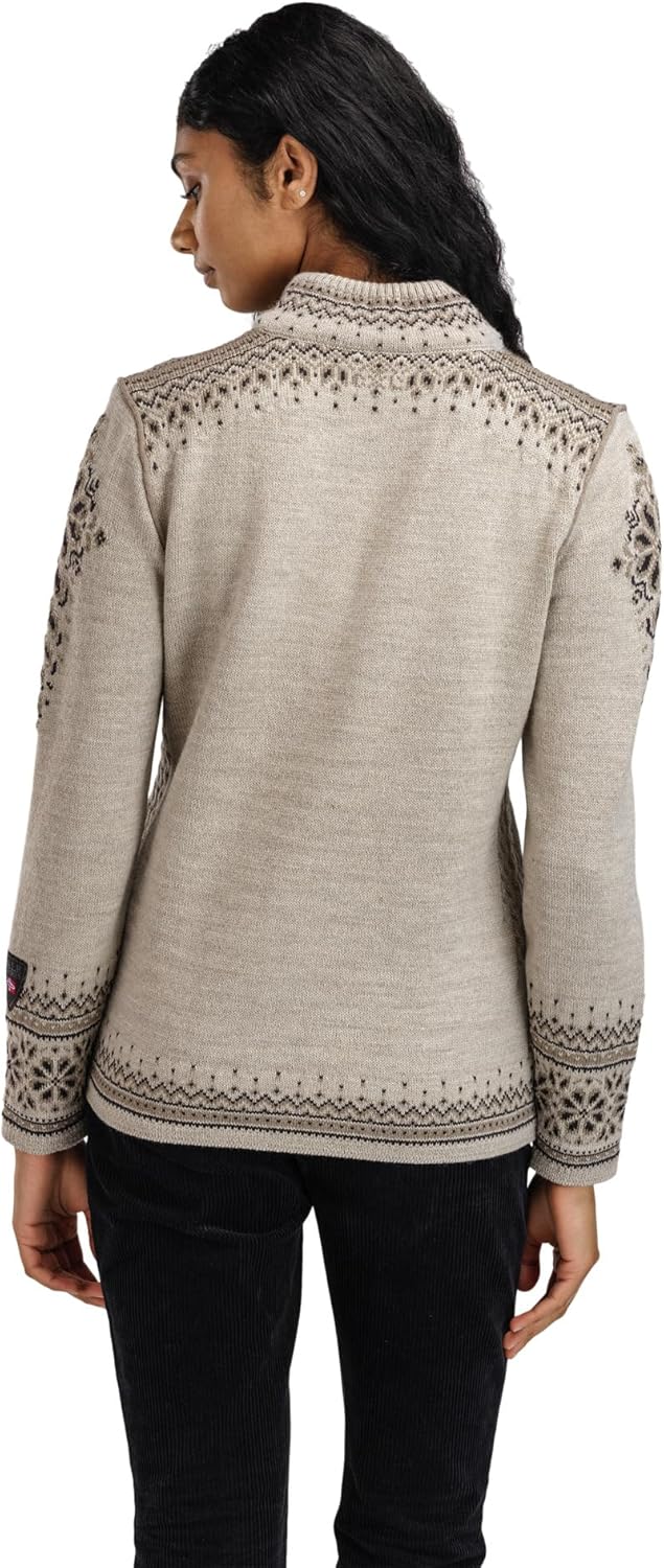 Dale of Norway 140th Anniversary Womens Cardigan 100% Wool Two Way Zipper Jacket - Image 4
