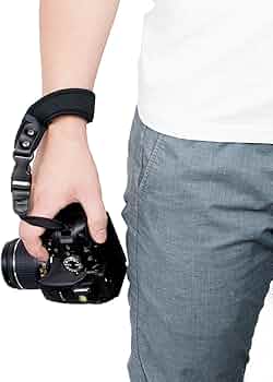 2 Cinghie Per Fotocamera - Tracolla Regolabile E Bracciale Per DSLR, Sony, Canon - Foto 4