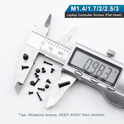 Miniatura 4 de NINDEJIN Juego de 720 tornillos de acero al carbono para computadora portátil surtido de tornillos Phillips de cabeza plana accesorios de tornillos