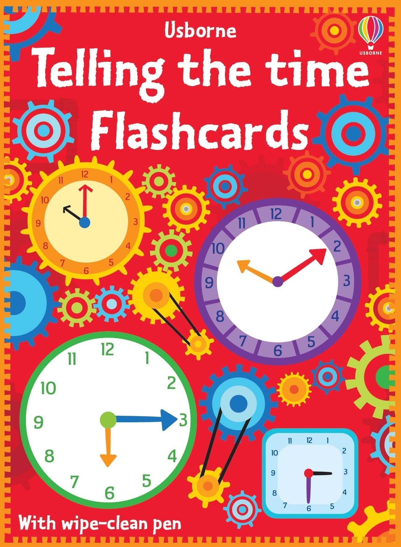 Telling the Time Flash Cards: 1 (Usborne Flashcards)