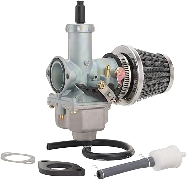 PZ30 Carburetor 30mm with Air Filter Fuel Filter Hose Line Intake Manifold Gaskets Replacement for 150cc 175cc 200cc 250cc 300cc Scooter Moped Dirt Pit Bike ATV 4 Wheeler Quad