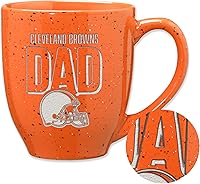 Vista 7 de Rico Industries NFL Football #1 Dad 16 oz Team Color Laser Engraved Ceramic Coffee Mug