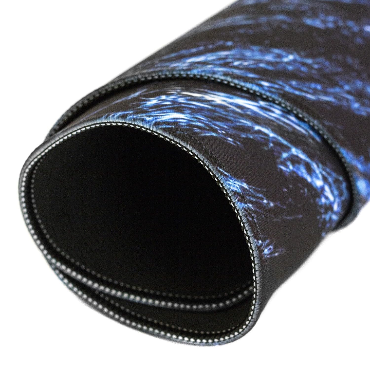 Woxter Stinger Floorpad Blue - Tapis de Sol Floor Gaming, Revêtement de Sol - Résistant à l'eau, Lavable, 100% Microfibre, Dia 120 cm, Couleur Bleu