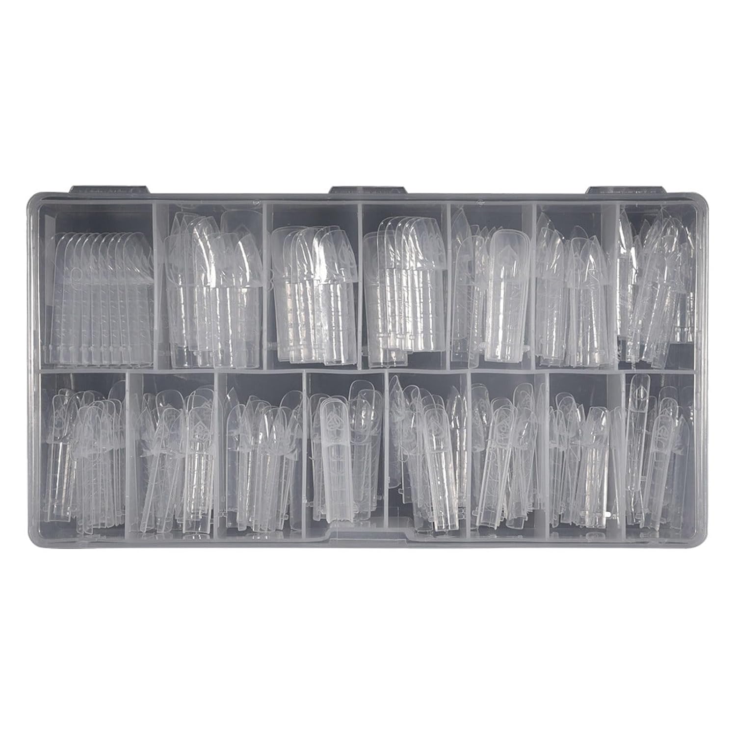 150 Pieces French Nails Tips Clear Forms for Quick Extension and Professional Manicure Results French Clear Forms Diyer Acrylic False