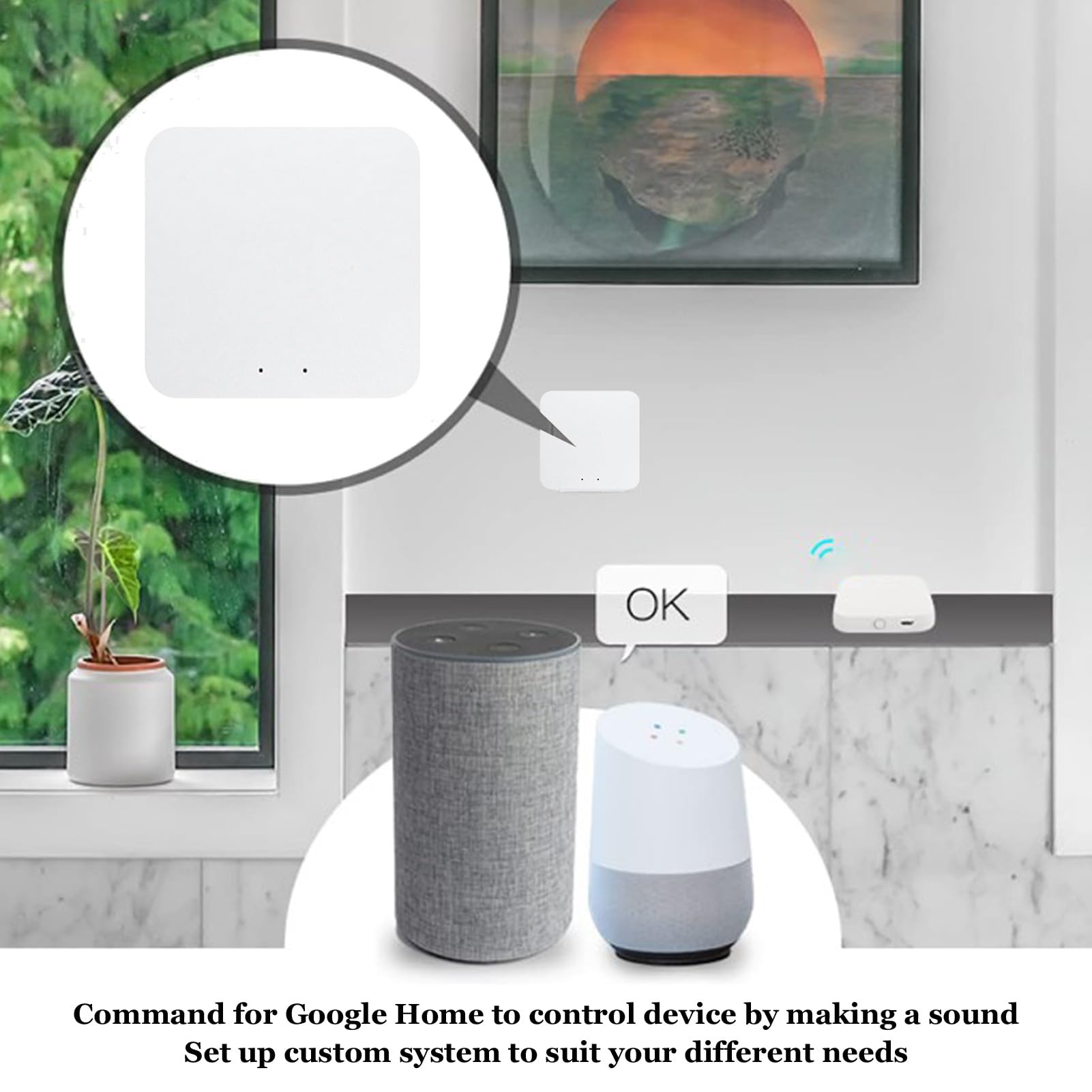 Smart Hub Gateway APP Bluetooth Multi Mode e controllo vocale remoto Smart Home Bridge