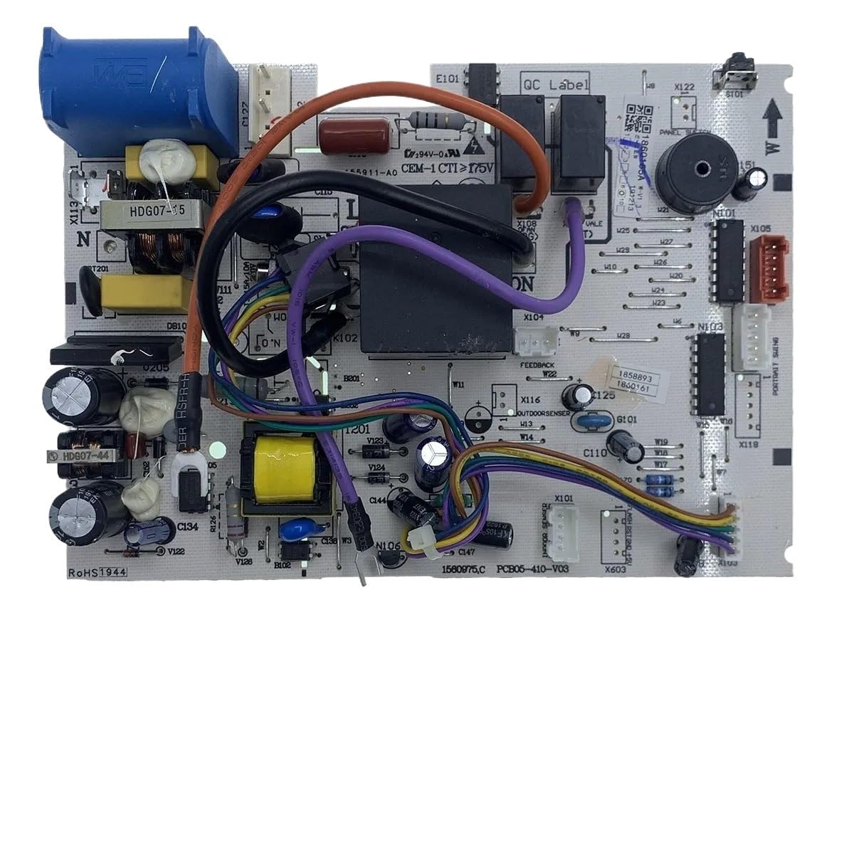 ，Compatible For Hisense， Air Conditioner Main Circuit Board 1550982.B PCB05-404-V02 PCB05-410-V02 PCB05-404-V02 PCB05-458-V02 PCB05-470-V02(PCB05-410-V03)