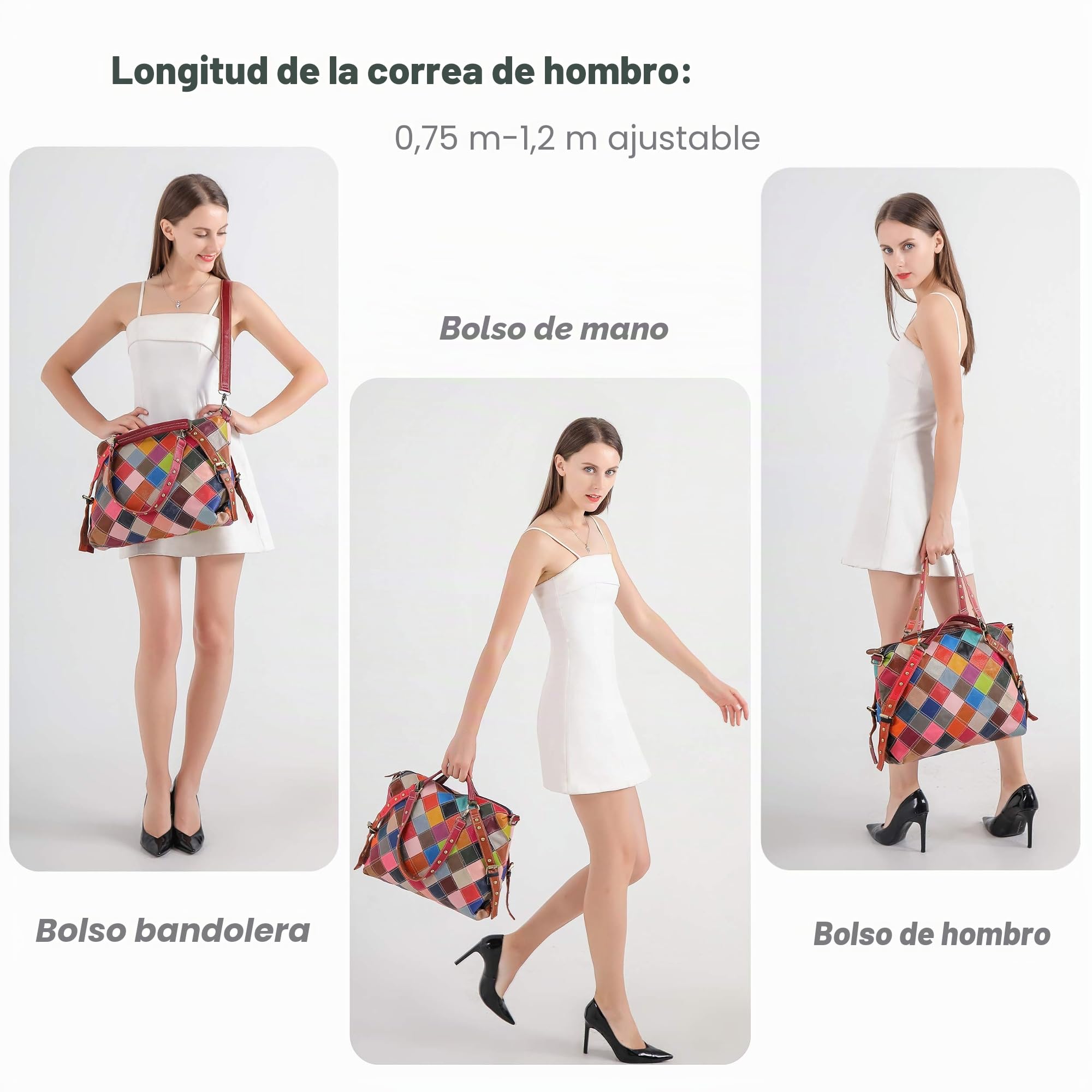bolsos de mano para mujer, bolso de hombro de piel de vaca, bolsos con asa, bolso de hombro, novedad de 2021
