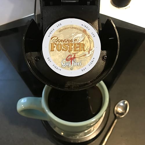 Vista 14 de Guy Fieri Flavortown Roasts Cápsulas de café, tostado de la costa oeste, café tostado oscuro atrevido, tazas de café de una sola porción