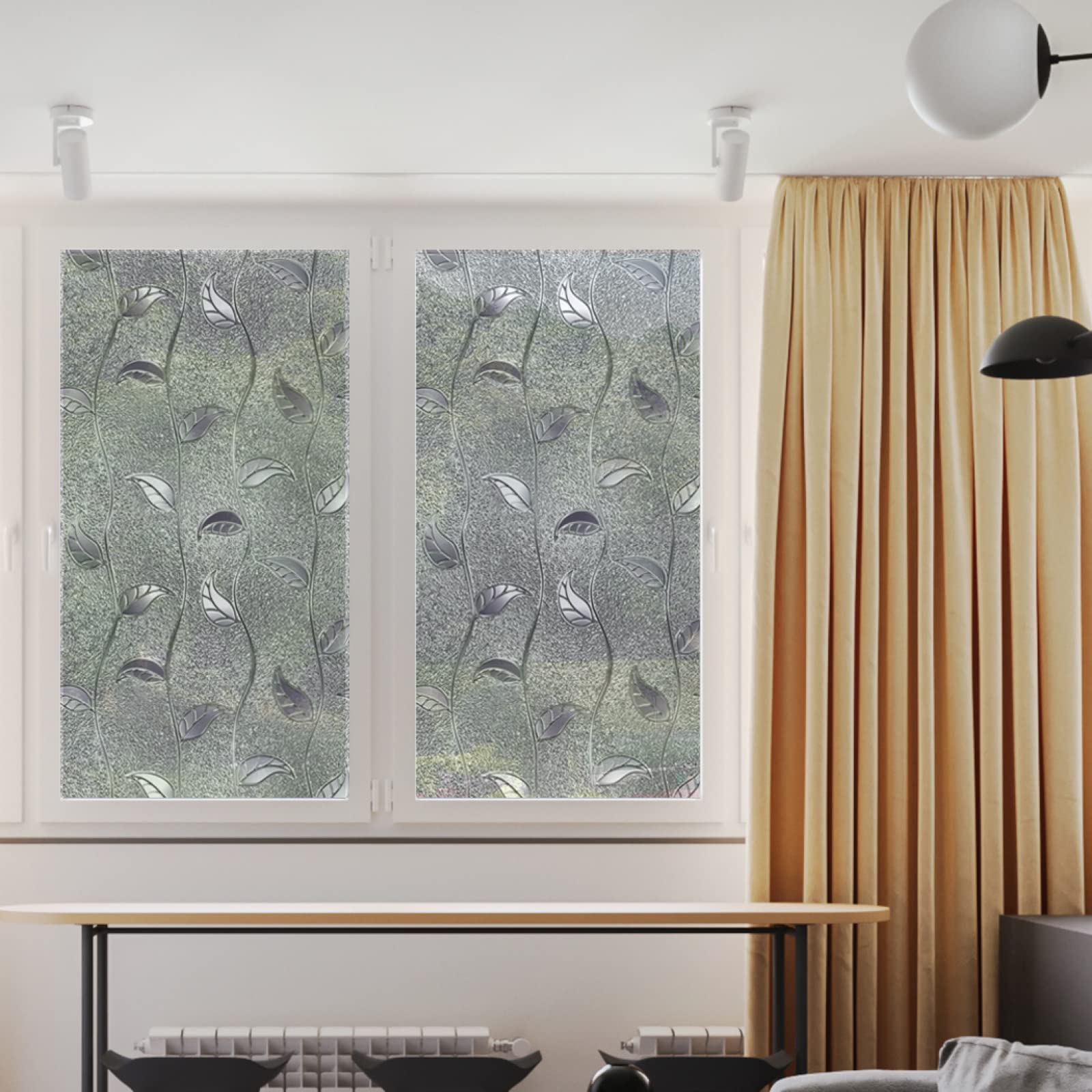 Pellicola per vetri oscurante,Pellicola privacy finestre,anti-peeping,Autoadesive,Anti-UV,Lascia ,Ideale per Ufficio Camera da Letto Sala(60cmx200cm)