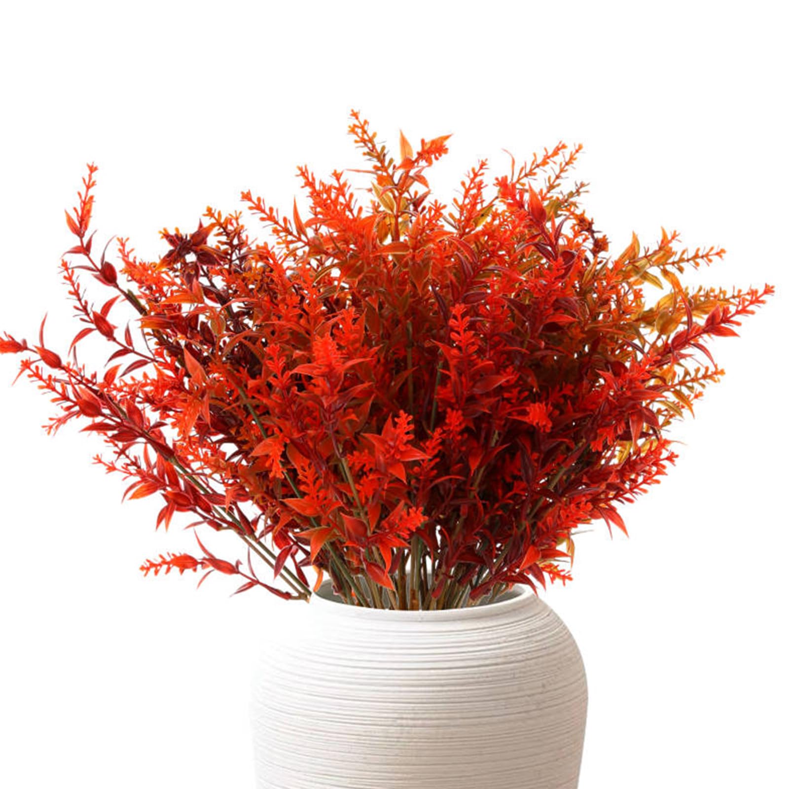 12 Bundles Artificial Fall Flowers No Fade Faux Autumn Plants,Fake Indoor Outdoor Greenery for Thanksgiving Christmas Wedding Party Home Garden Décor (Autumn)