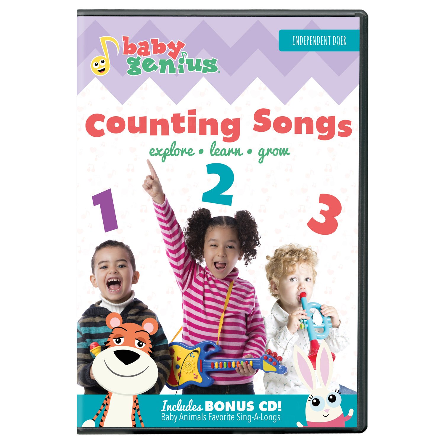 Baby Genius Counting Songs DVD importado de USA para el aprendizaje infantil