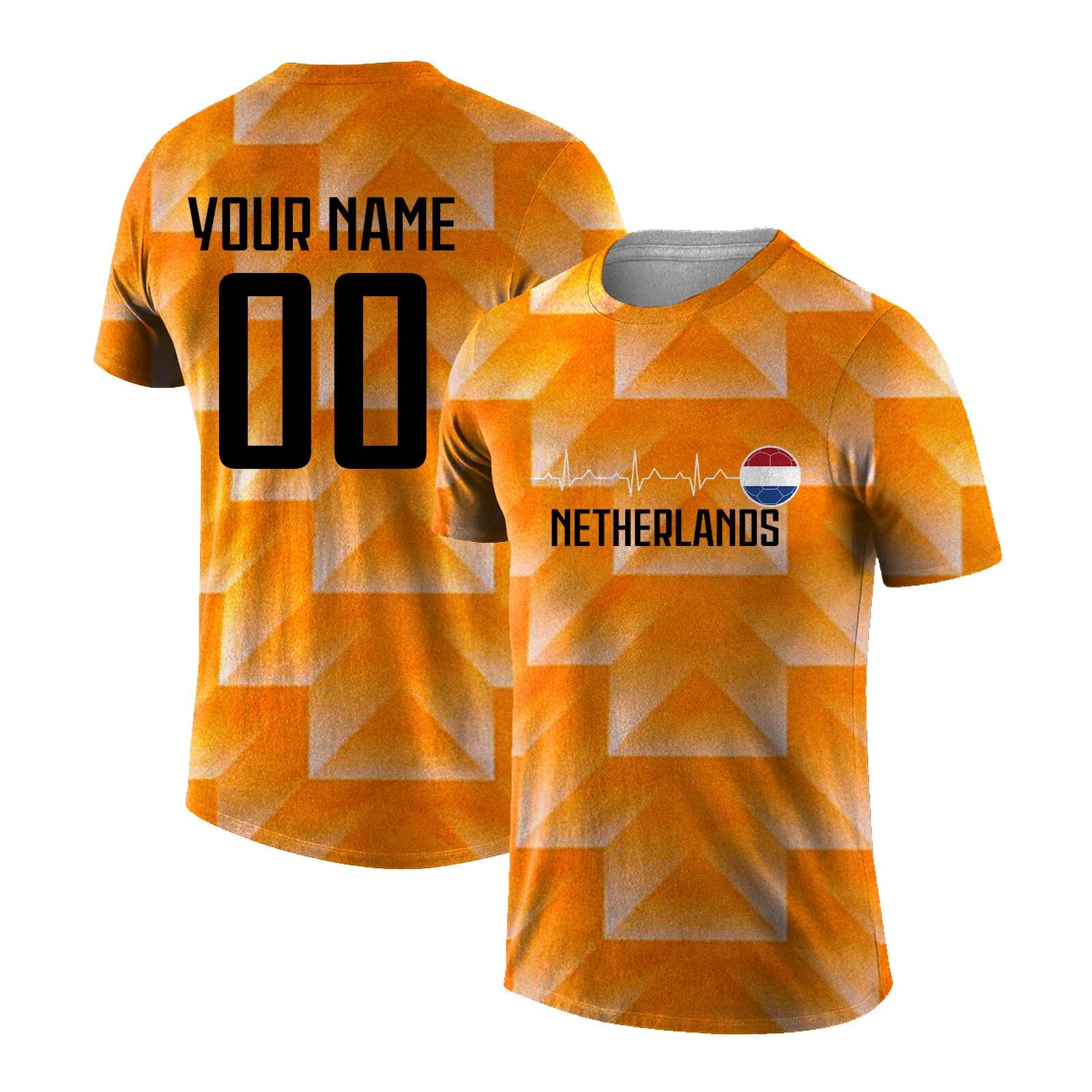 World Cup 2026 Netherlands Football Jersey Personalised Name Number Fan Top