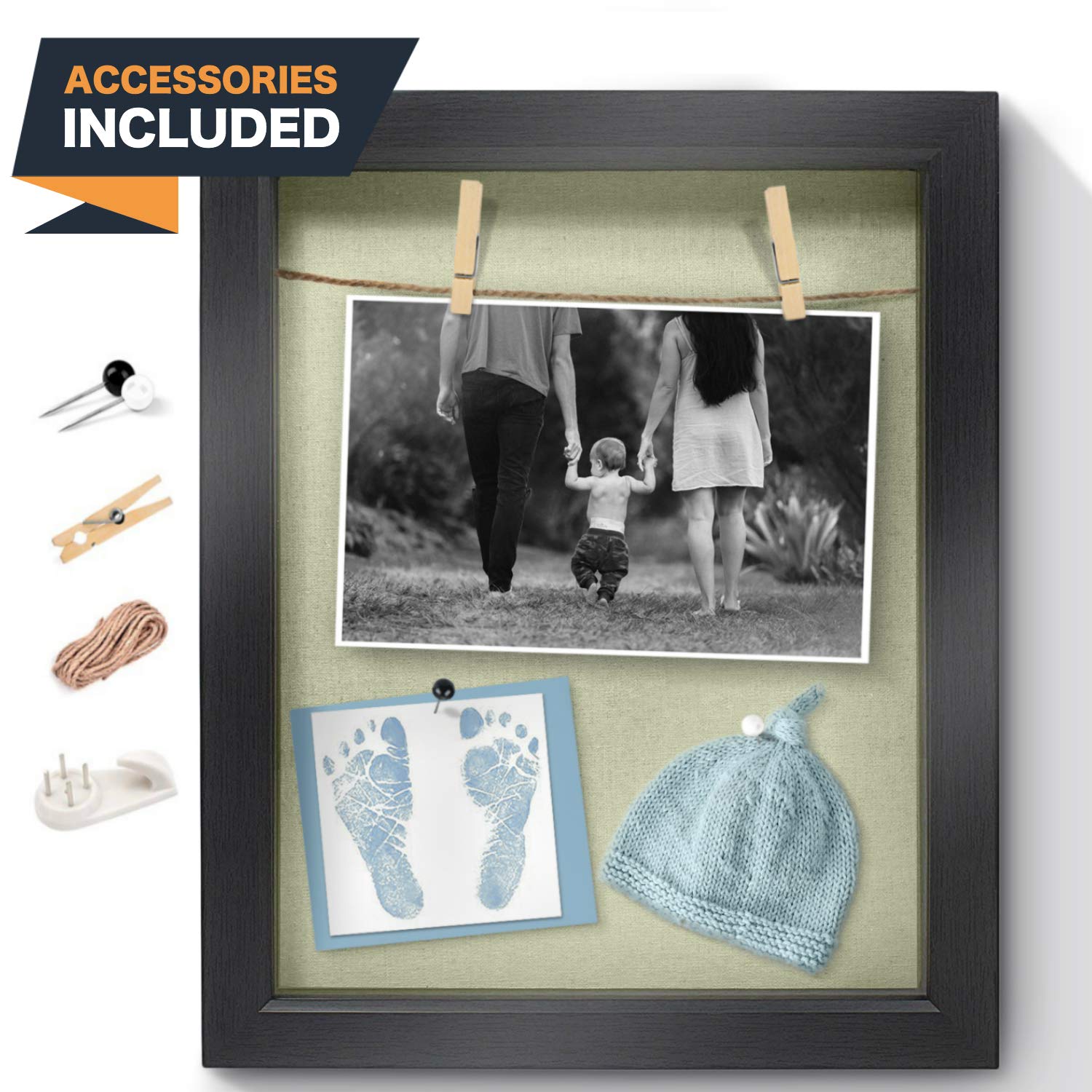 Buy ForKeeps 8x10in Wood Shadow Box Frame Shadow Box Display Case
