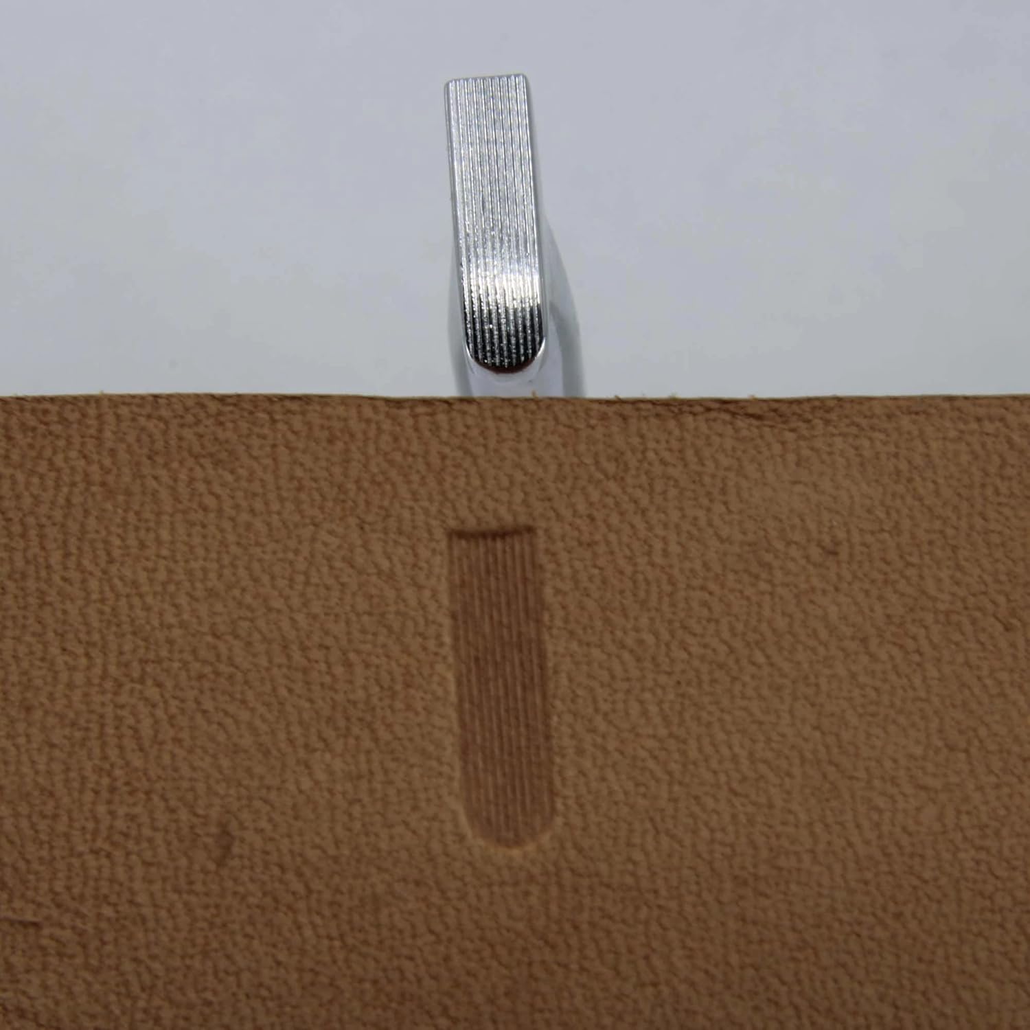Center Shader Leather Stamp, Stainless Steel Leather Stamping Tool, Zhong Jiang